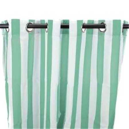 JORDAN MANUFACTURING Jordan Manufacturing 3VOC5496-1334Q 54 in. x 96 in. Outdoor Curtain - Stripe Spa 3VOC5496-1334Q